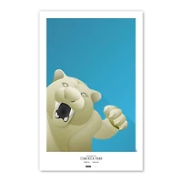 Detroit Tigers Comerica Park 11'' x 17 '' Tiger Minimalist Stadium Poster Impression artistique