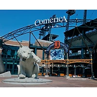 Detroit Tigers Unsigned Comerica Park Front Entrance Photograph