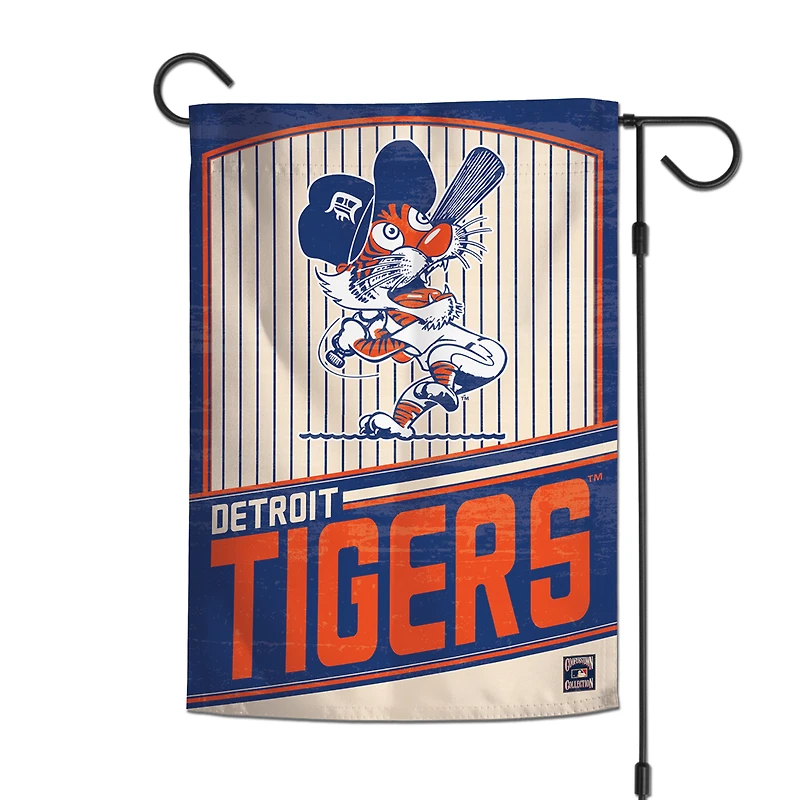 Drapeau de jardin Detroit Tigers WinCraft double face 12'' x 18''