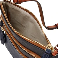 Dooney & Bourke Detroit Tigers Infield Sac à main à bandoulière triple fermeture éclair