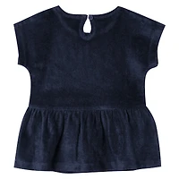 Girls Toddler Outerstuff  Navy Detroit Tigers Hop Base Fashion T-Shirt & Shorts Set