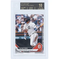 Carte de Gleyber Torres (Detroit Tigers) 2025 Topps Now, sélection pour le match des étoiles de la MLB 2025 - AL Black Label #ASG-GT, authentifiée BGS 10 - Note : 10/10/10/10
