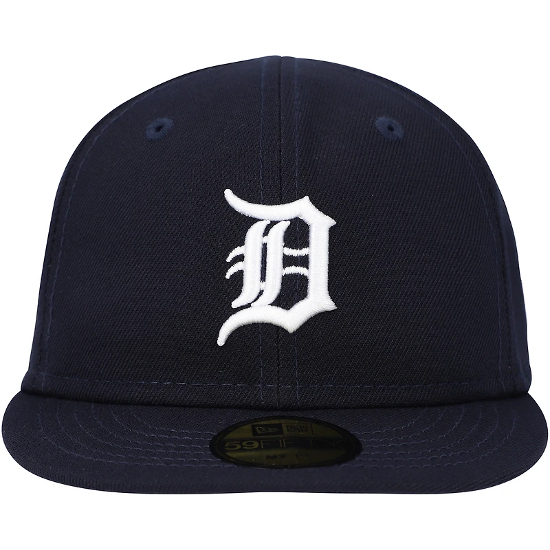 Casquette ajustée My First 59FIFTY New Era Detroit Tigers bleu marine pour bébé