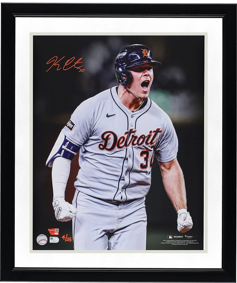 Kerry Carpenter Detroit Tigers Autographed 16" x 20" Unleashed Photograph - Limited Edition of 25