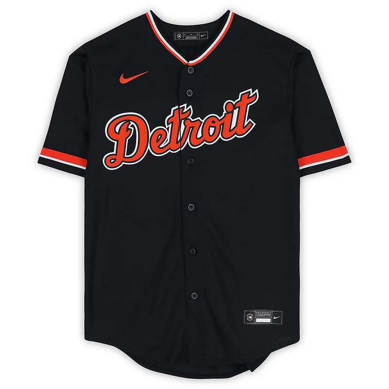 Kerry Carpenter Detroit Tigers Autographed Black Nike Alternate Replica Jersey