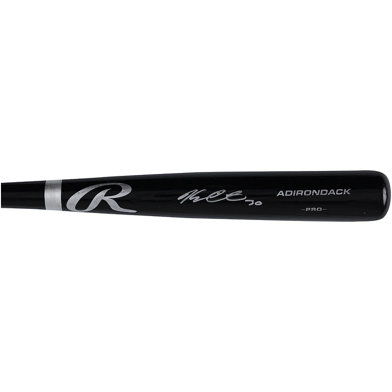Batte de baseball Pro Model Rawlings noire autographiée par Kerry Carpenter des Detroit Tigers