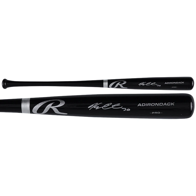 Batte de baseball Pro Model Rawlings noire autographiée par Kerry Carpenter des Detroit Tigers