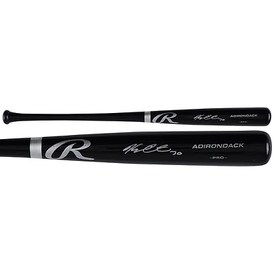 Batte de baseball Pro Model Rawlings noire autographiée par Kerry Carpenter des Detroit Tigers