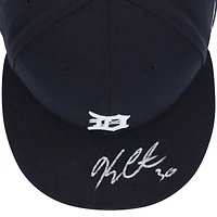 Casquette bleu marine dédicacée par Kerry Carpenter des Detroit Tigers lors de la saison 2023 de la MLB
