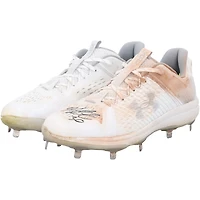 Kerry Carpenter Detroit Tigers Autographed Game-Used White Under Armour Cleats from the 2023 MLB Season - RG13309520-21