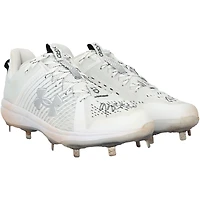 Kerry Carpenter Detroit Tigers Autographed Game-Used White Under Armour Cleats from the 2024 MLB Season - CR96738453-54