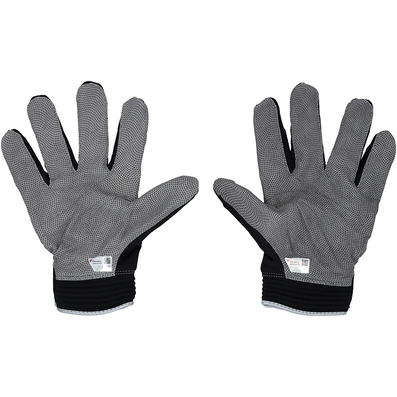 Kerry Carpenter Detroit Tigers Player-Issued Black/Gray Franklin Batting Gloves from the 2025 MLB Season