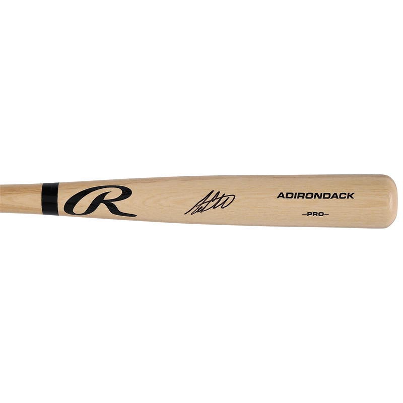 Bâton Rawlings Pro blond autographié par Max Clark des Tigers de Detroit