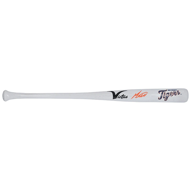 Max Clark Detroit Tigers Autographed White Victus Mini Bat