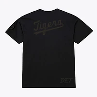 T-shirt homme Mitchell & Ness Phantom de la collection Cooperstown des Tigers Détroit, noir