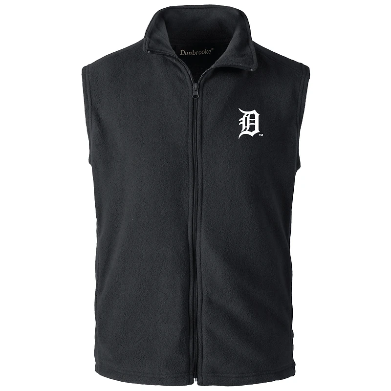 Gilet zippé noir pour homme Dunbrooke Detroit Tigers
