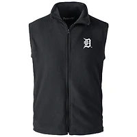 Men's Dunbrooke  Black Detroit Tigers Full-Zip Vest