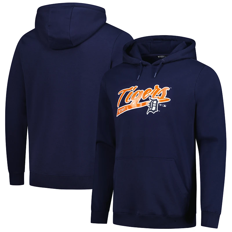 Sweat à capuche en molleton Podium bleu marine pour homme Levelwear Detroit Tigers