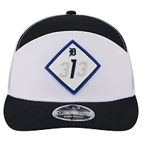 Casquette snapback New Era City Connect 9FIFTY pour homme, bleu marine, Detroit Tigers, modèle City Connect Split Panel.