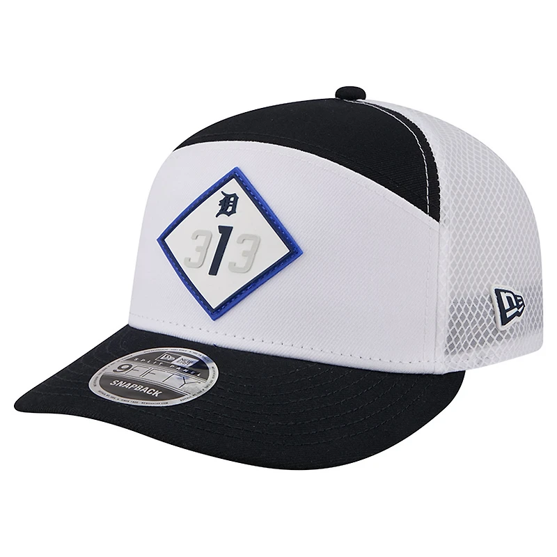 Men's New Era Navy Detroit Tigers City Connect Split Panel 9FIFTY Snapback Hat