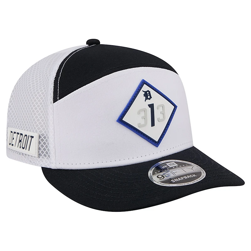 Men's New Era Navy Detroit Tigers City Connect Split Panel 9FIFTY Snapback Hat