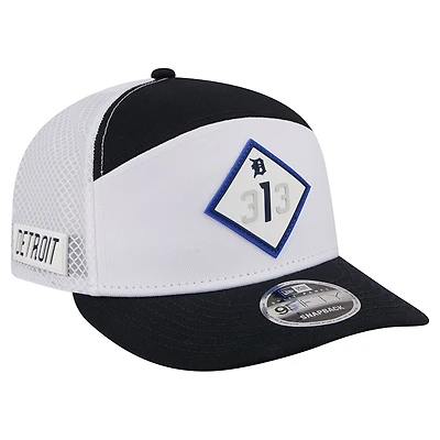 Men's New Era Navy Detroit Tigers City Connect Split Panel 9FIFTY Snapback Hat