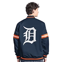Men's Starter  Navy Detroit Tigers Scout Full-Snap Varsity Jacket