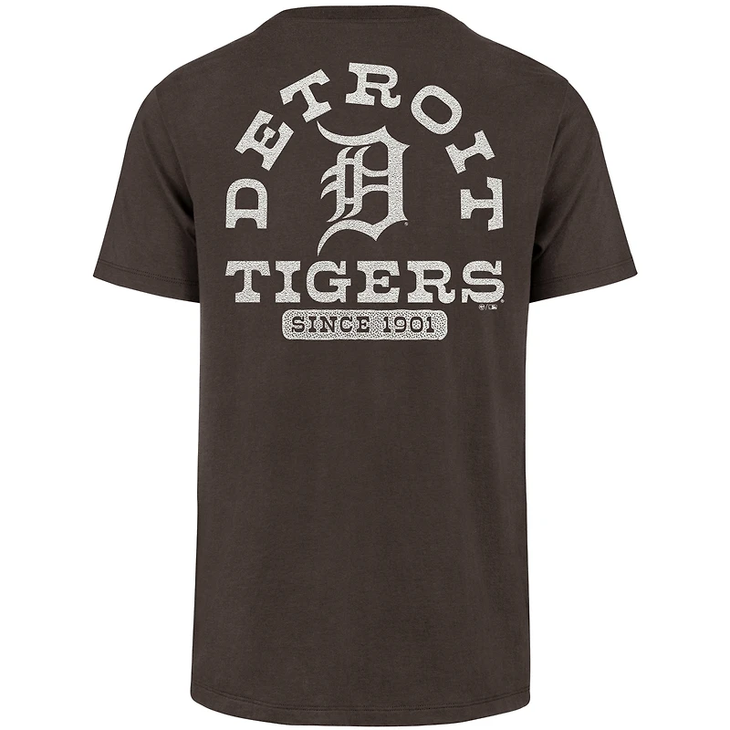 T-shirt marron « Back Canyon Franklin » des Detroit Tigers pour homme, édition 1947