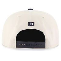 Casquette ajustable Payson Captain des Detroit Tigers, couleur crème, modèle 1947, pour homme