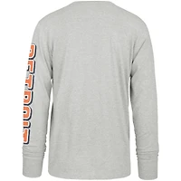 T-shirt à manches longues Fair Ball Franklin gris Detroit Tigers '47 pour homme