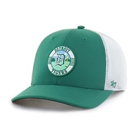 Men's '47 Kelly Green/White Detroit Tigers Elevated Greens Adjustable Trucker Hat