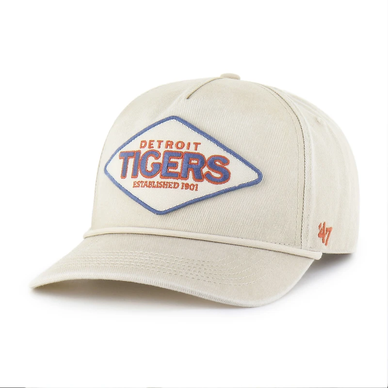 Casquette ajustable Cairn Hitch kaki '47 pour homme des Detroit Tigers