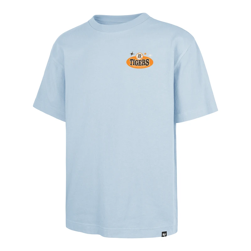 Men's '47 Light Blue Detroit Tigers Ice Cream Parlor Foundation T-Shirt