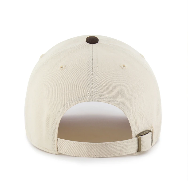 Men's '47 Natural/Brown Detroit Tigers Two-Tone Fashion Clean Up Adjustable Hat