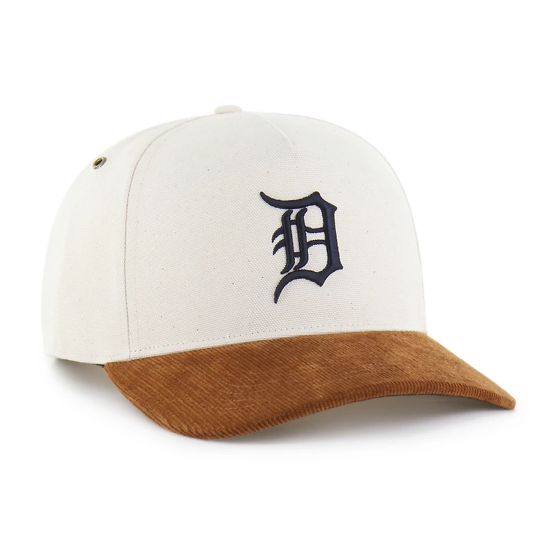 Men's '47 Natural/Brown Detroit Tigers Undyed Relaxed Hitch Adjustable Hat