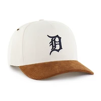 Men's '47 Natural/Brown Detroit Tigers Undyed Relaxed Hitch Adjustable Hat