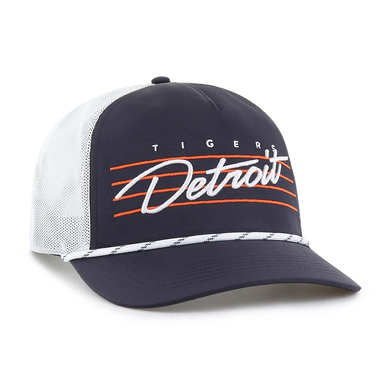 Men's '47 Navy Detroit Tigers Brrr Downburst Mesh Hitch Adjustable Hat