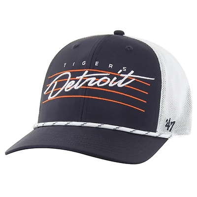 Men's '47 Navy Detroit Tigers Downburst Trucker Adjustable Hat