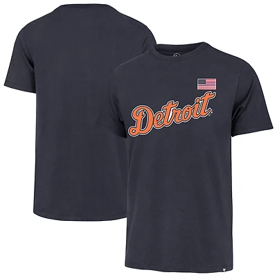 Men's '47 Navy Detroit Tigers Heritage U.S. Flag T-Shirt