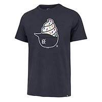 Men's '47  Navy Detroit Tigers Ice Cream Helmet Franklin T-Shirt