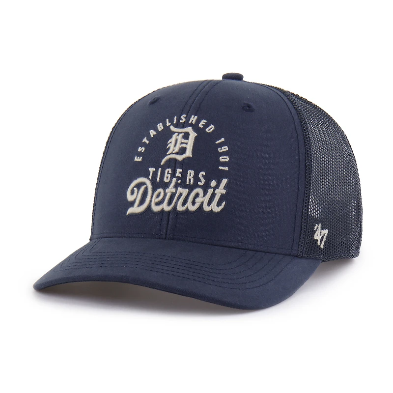 Men's '47 Navy Detroit Tigers Pitstop Trucker Adjustable Hat