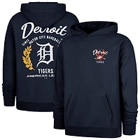 Sweat à capuche souvenir Detroit Tigers bleu marine '47 pour homme, Laurels Foundation