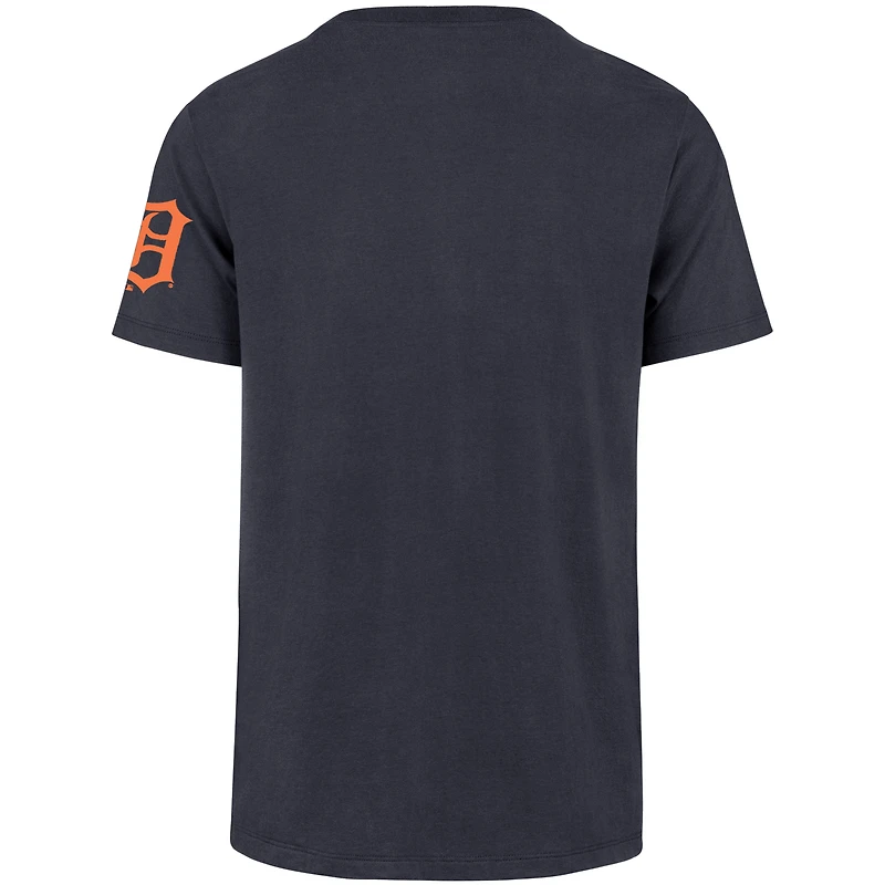 Men's '47  Navy Detroit Tigers Upside Down Two-Peat Franklin T-Shirt