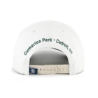Men's '47 White/Green Detroit Tigers Flora Gallery Hitch Adjustable Hat