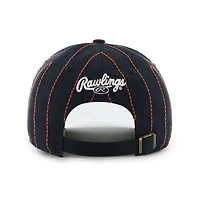 Men's '47 x Rawlings Navy Detroit Tigers Pinstripe Hitch Adjustable Hat