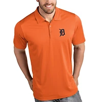 Men's Antigua Orange Detroit Tigers Tribute Polo