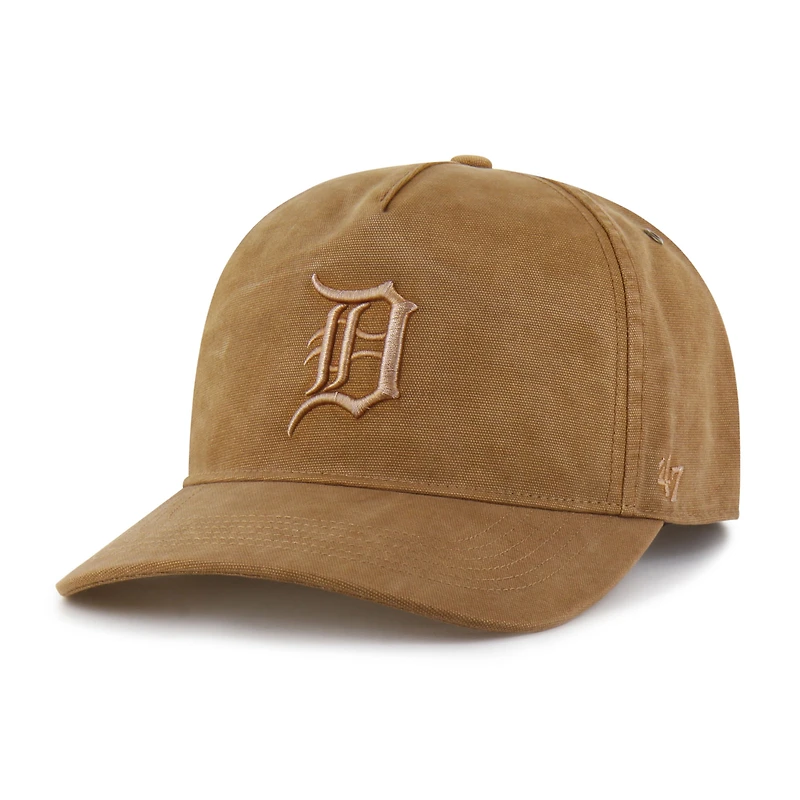 Men's Carhartt x '47 Brown Detroit Tigers Dyed Hitch Adjustable Hat