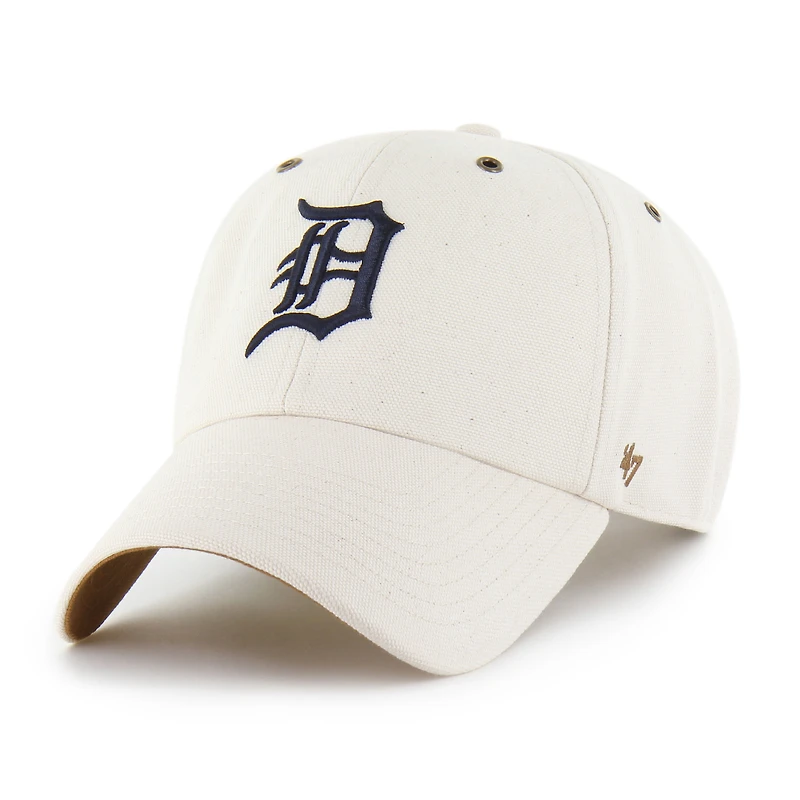Casquette ajustable Carhartt x '47 Natural Detroit Tigers Undyed Clean Up pour homme