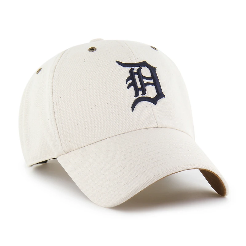 Casquette ajustable Carhartt x '47 Natural Detroit Tigers Undyed Clean Up pour homme