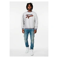 Men's Champion Heather Gray Detroit Tigers Reverse Weave Sweatshirt